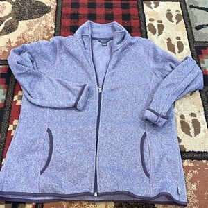 Womens Eddie Bauer fleece top.